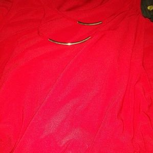 Red dinner dress